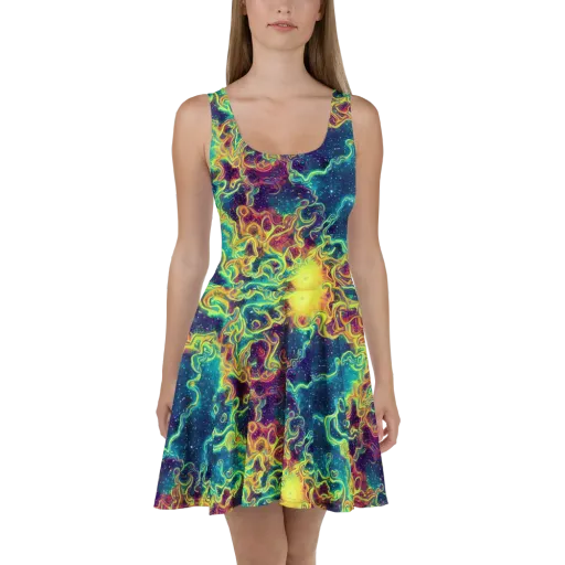 Echoed Pulses on a Skater Dress
