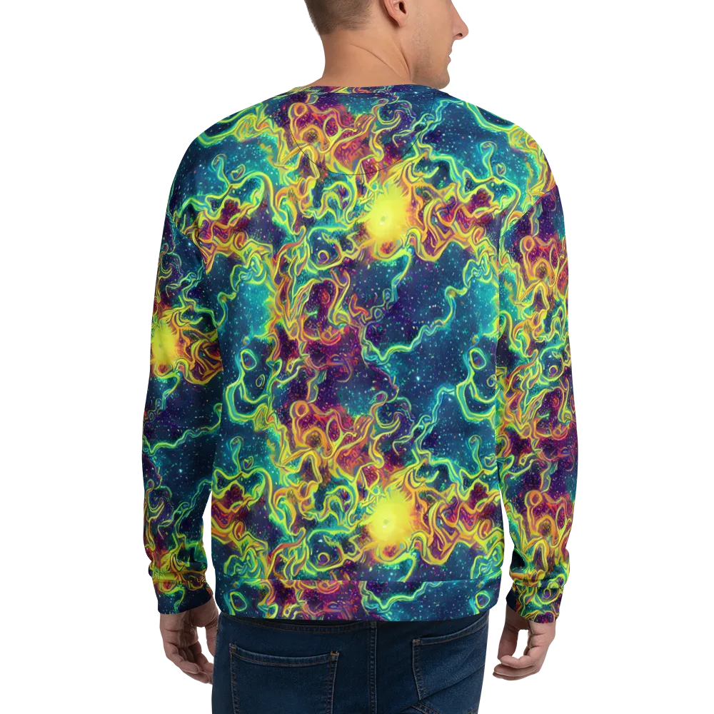 Echoed Pulses on Sweatshirt — Back