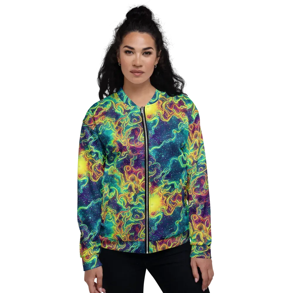 Echoed Pulses on Bomber Jacket — Front