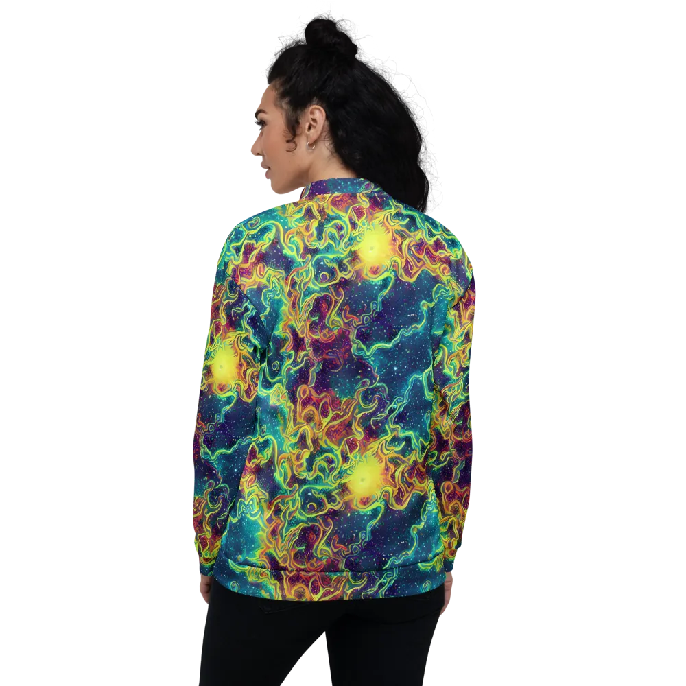 Echoed Pulses on Bomber Jacket — Back