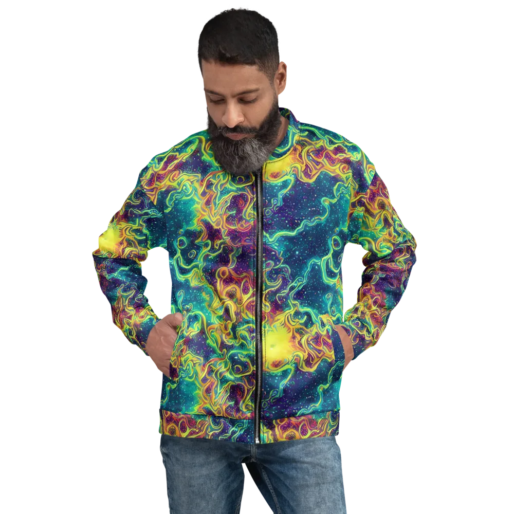 Echoed Pulses on Bomber Jacket — Front