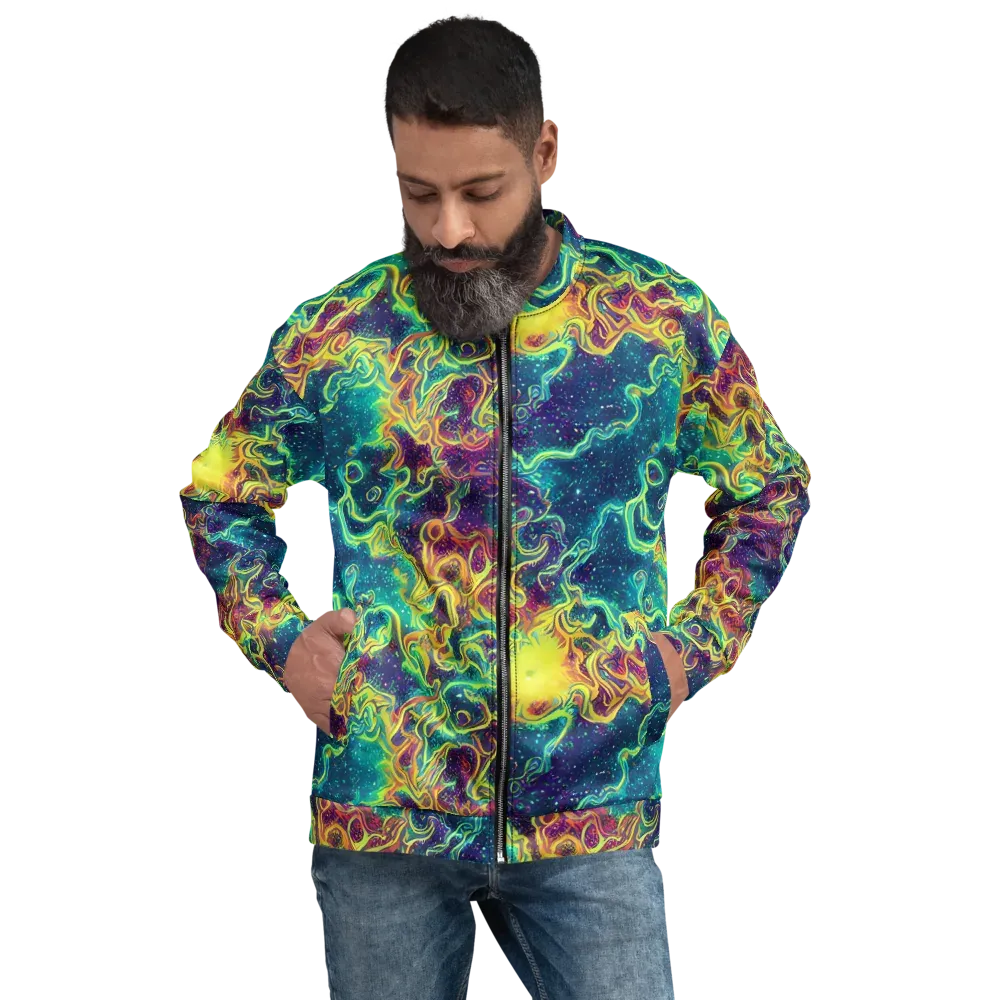 Echoed Pulses on Bomber Jacket — Front