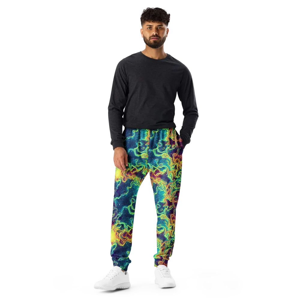 Echoed Pulses on Men's Joggers — Front