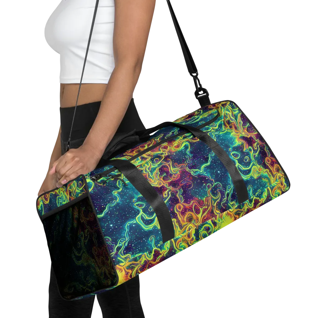 Echoed Pulses on Duffle Bag — Front