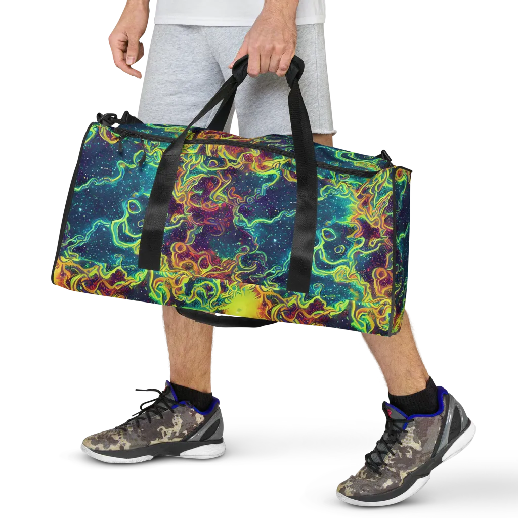 Echoed Pulses on Duffle Bag — Front