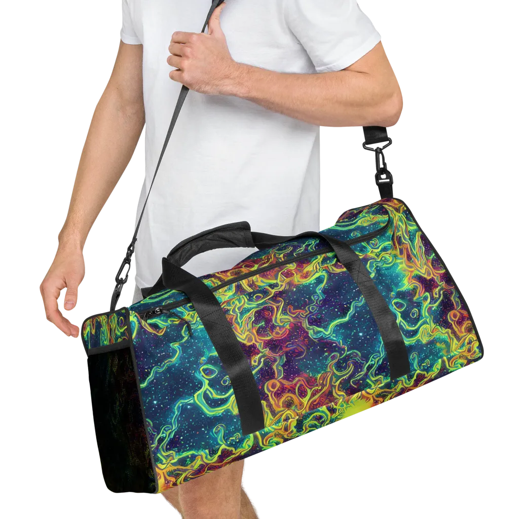 Echoed Pulses on Duffle Bag — Right Front
