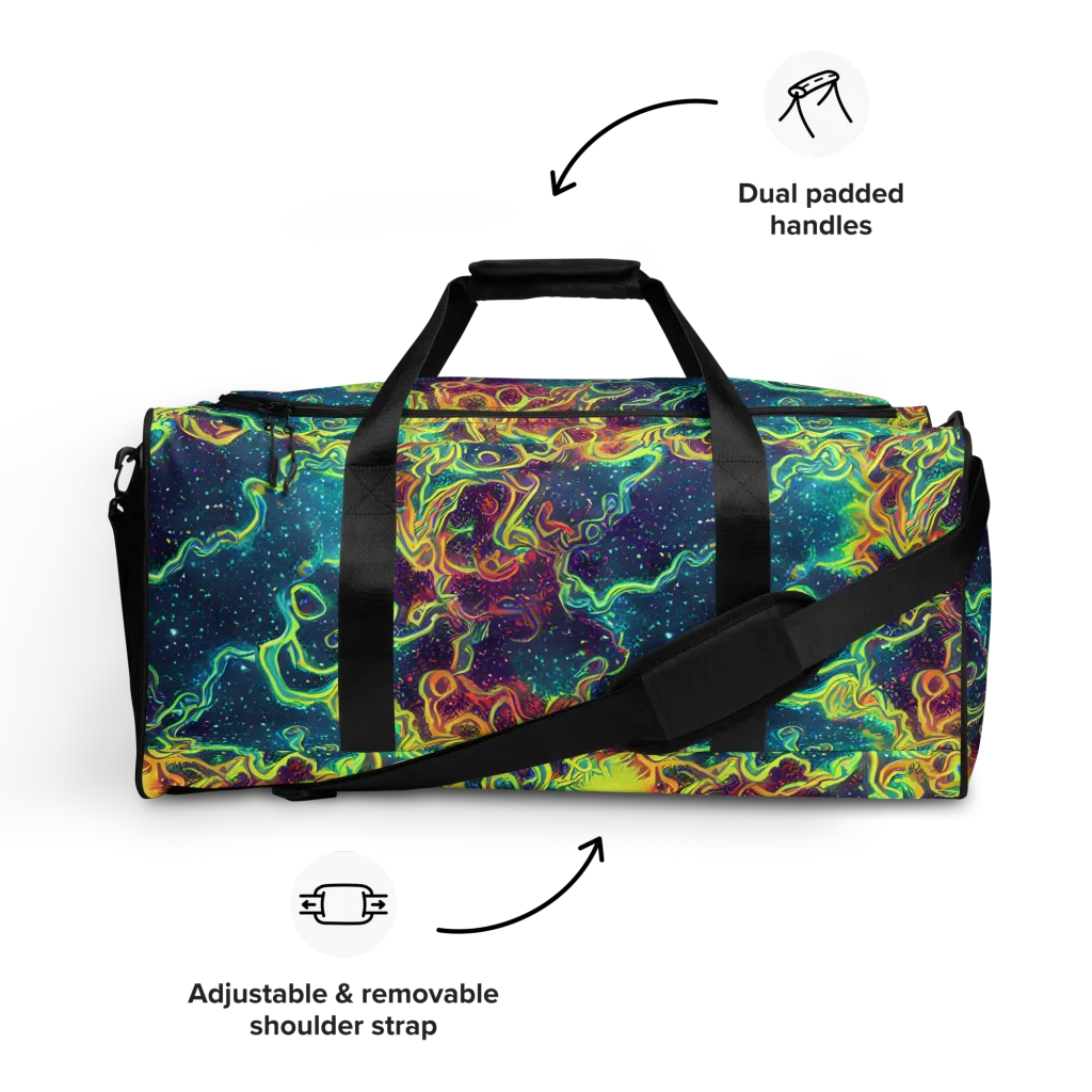 Echoed Pulses on Duffle Bag — Front