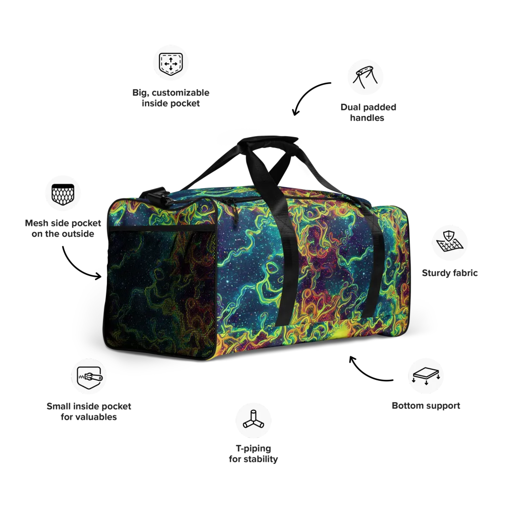 Echoed Pulses on Duffle Bag — Right Front
