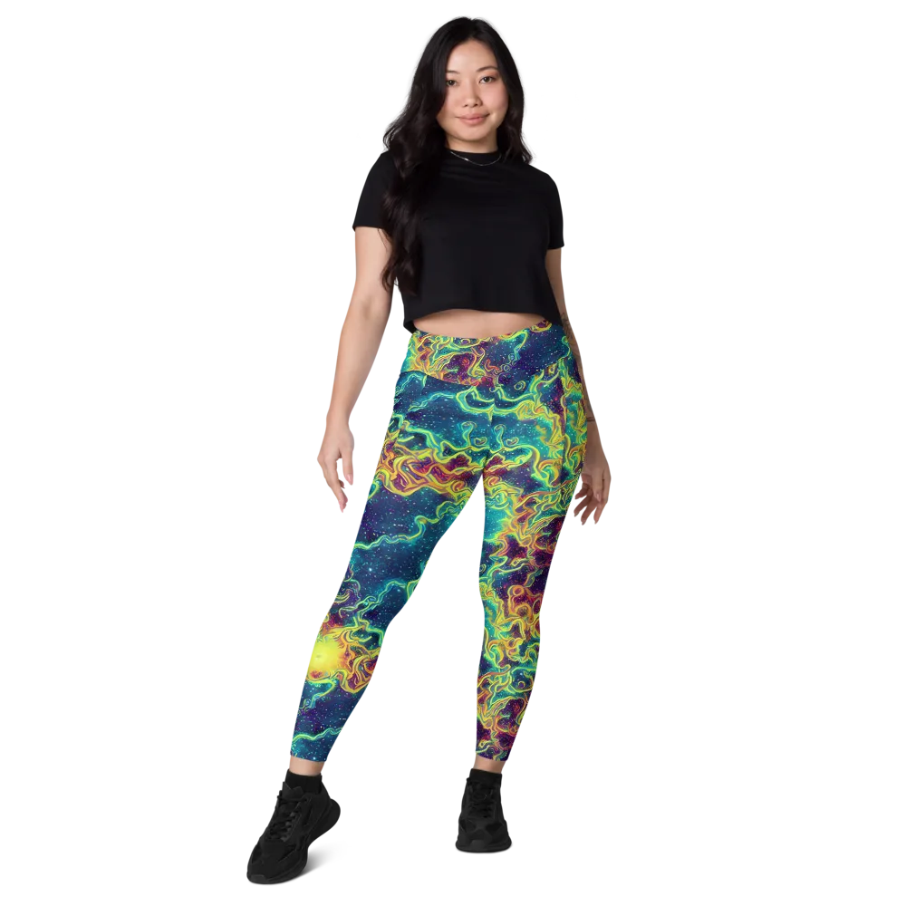 Echoed Pulses on Leggings with Pockets — Front