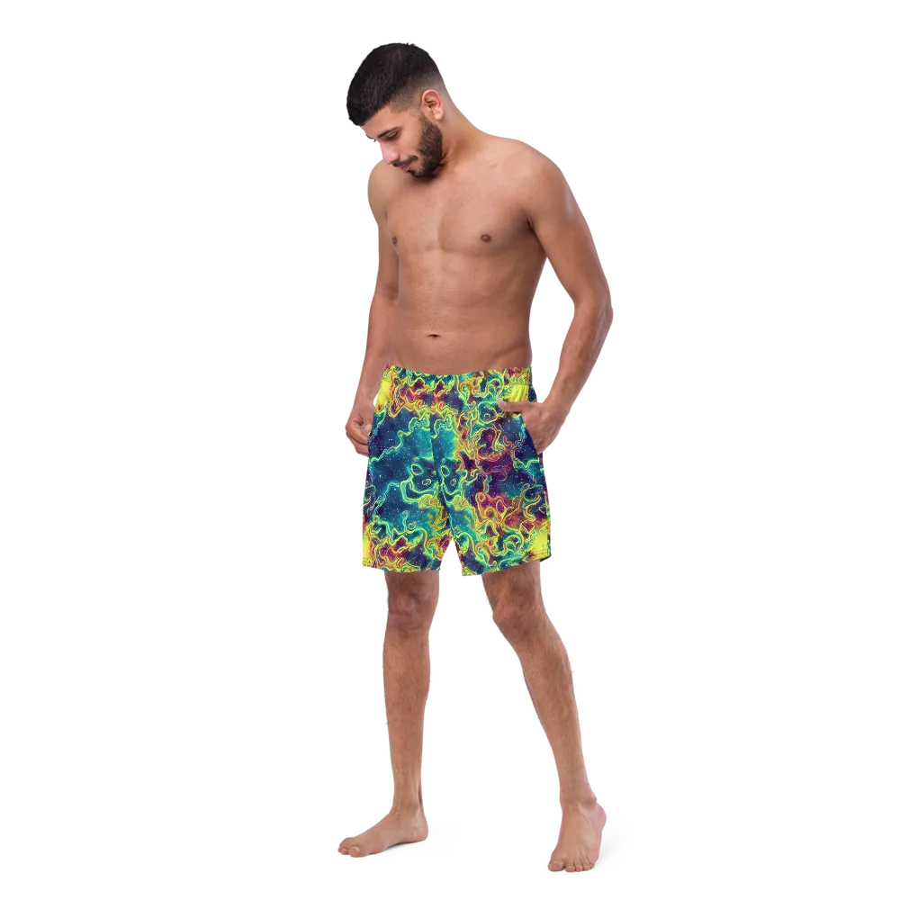 Echoed Pulses on Swim Trunks — Left Front