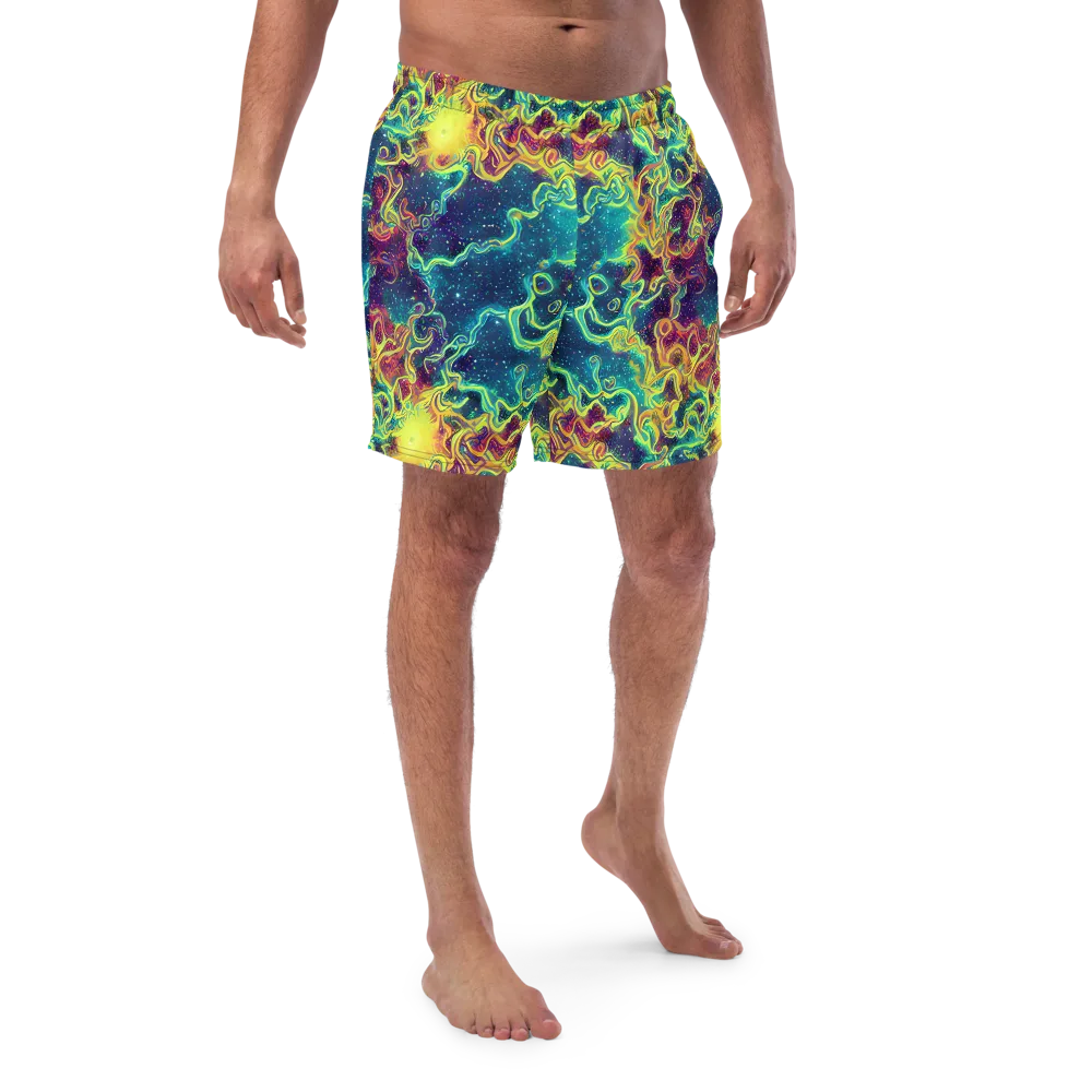 Echoed Pulses on Swim Trunks — Front