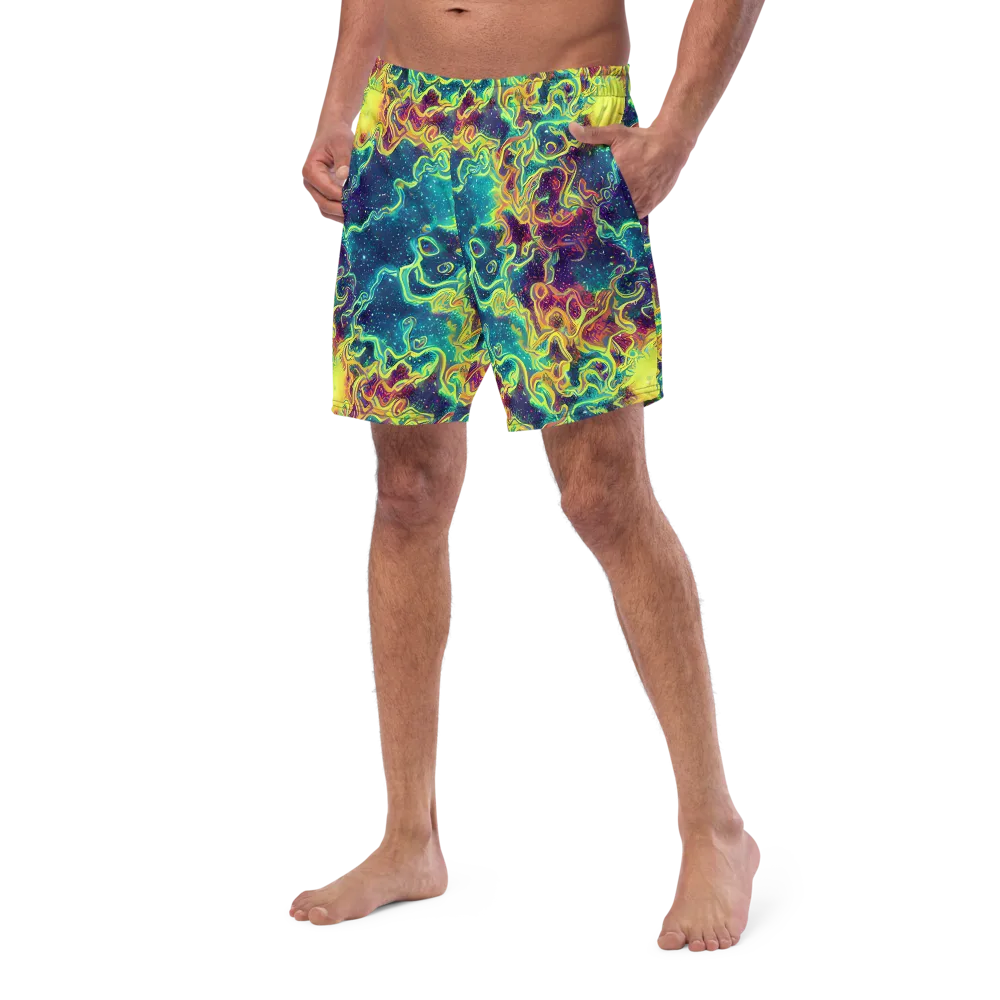 Echoed Pulses on Swim Trunks — Left Front