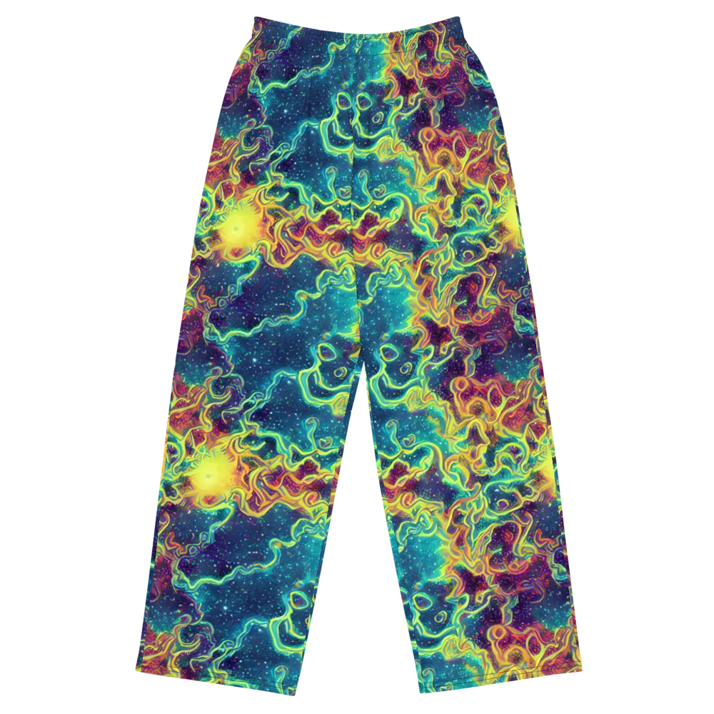 Echoed Pulses on Wide-Leg Pants — Front