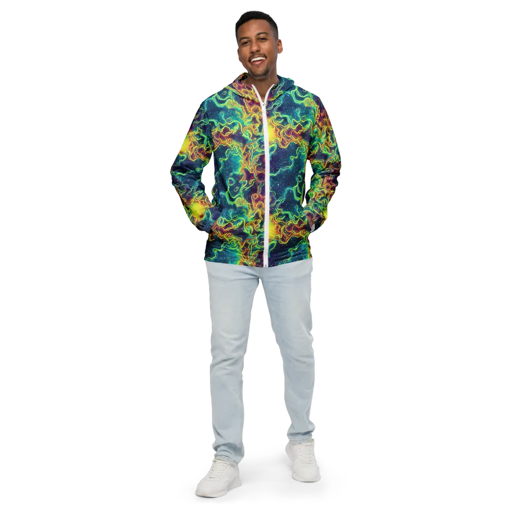 Echoed Pulses on Men's Windbreaker — Front