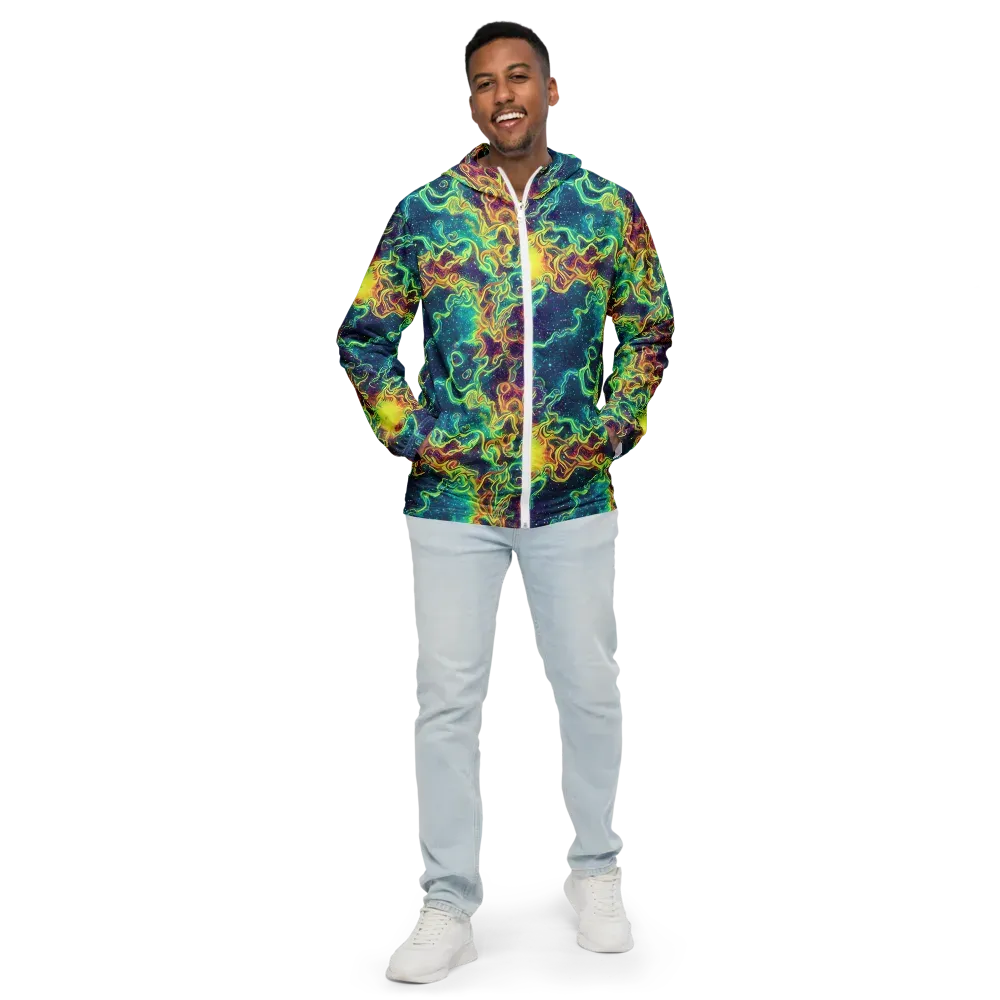 Echoed Pulses on Men's Windbreaker — Front