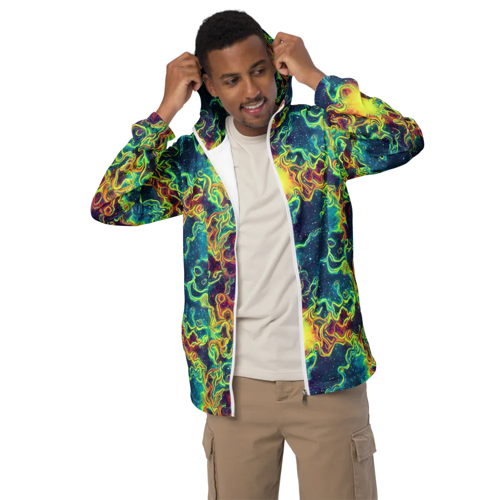 Echoed Pulses on Men's Windbreaker — Front