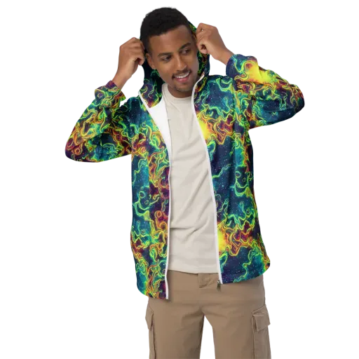 Echoed Pulses on a Men's Windbreaker