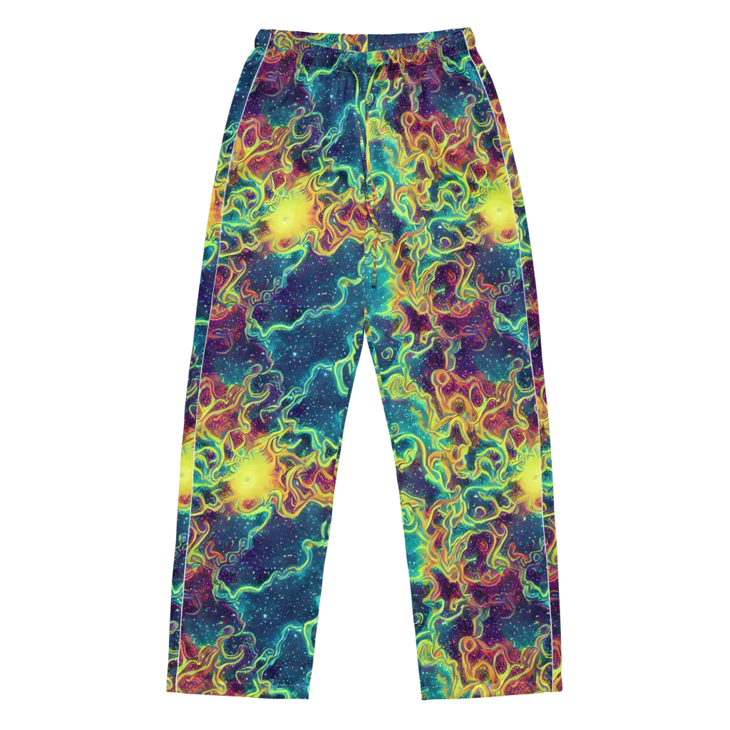 Echoed Pulses on Women's Pajama Pants — Front