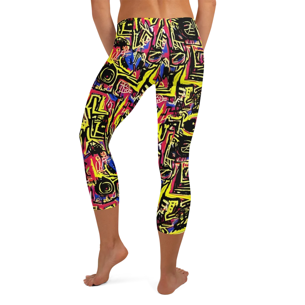 Beyond the Canvas on Capri Leggings — Back