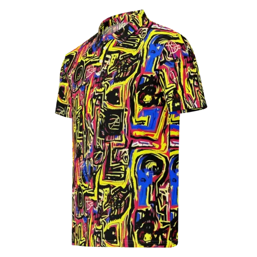 Beyond the Canvas on a Men's Slim Fit Polo Shirt