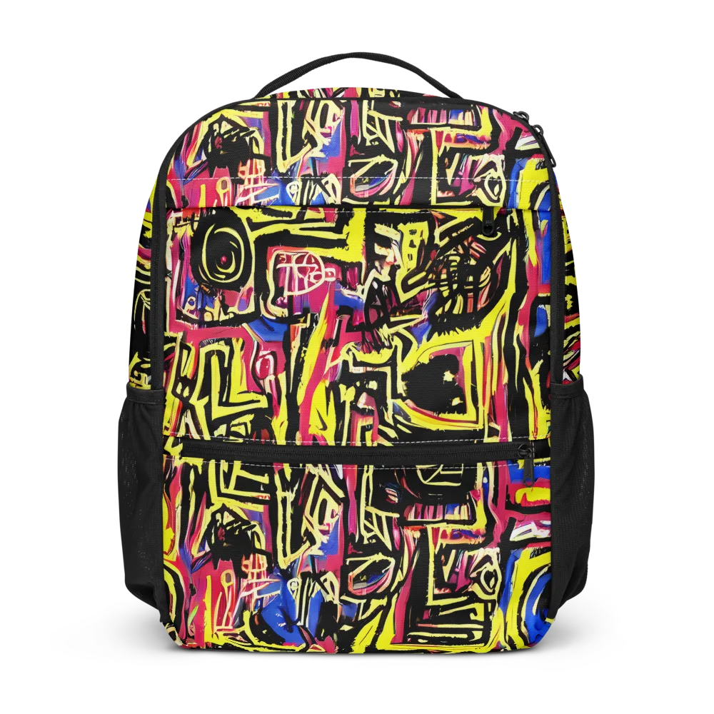 Beyond the Canvas on Utility Backpack — Front