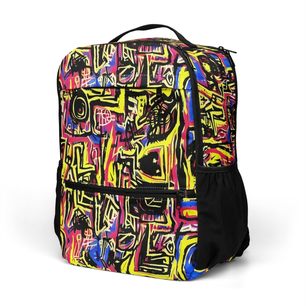 Beyond the Canvas on Utility Backpack — Left Front