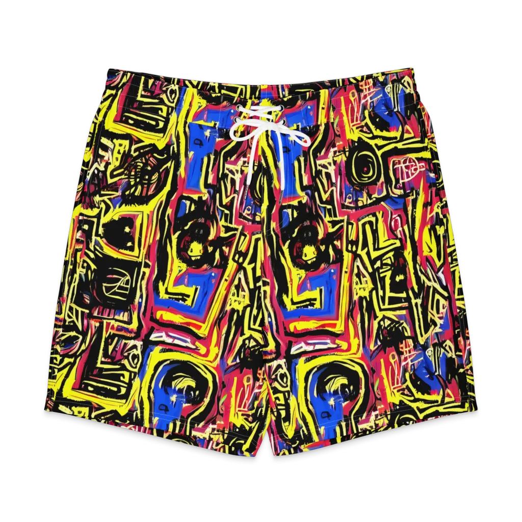 Beyond the Canvas on Men's Board Shorts — Front