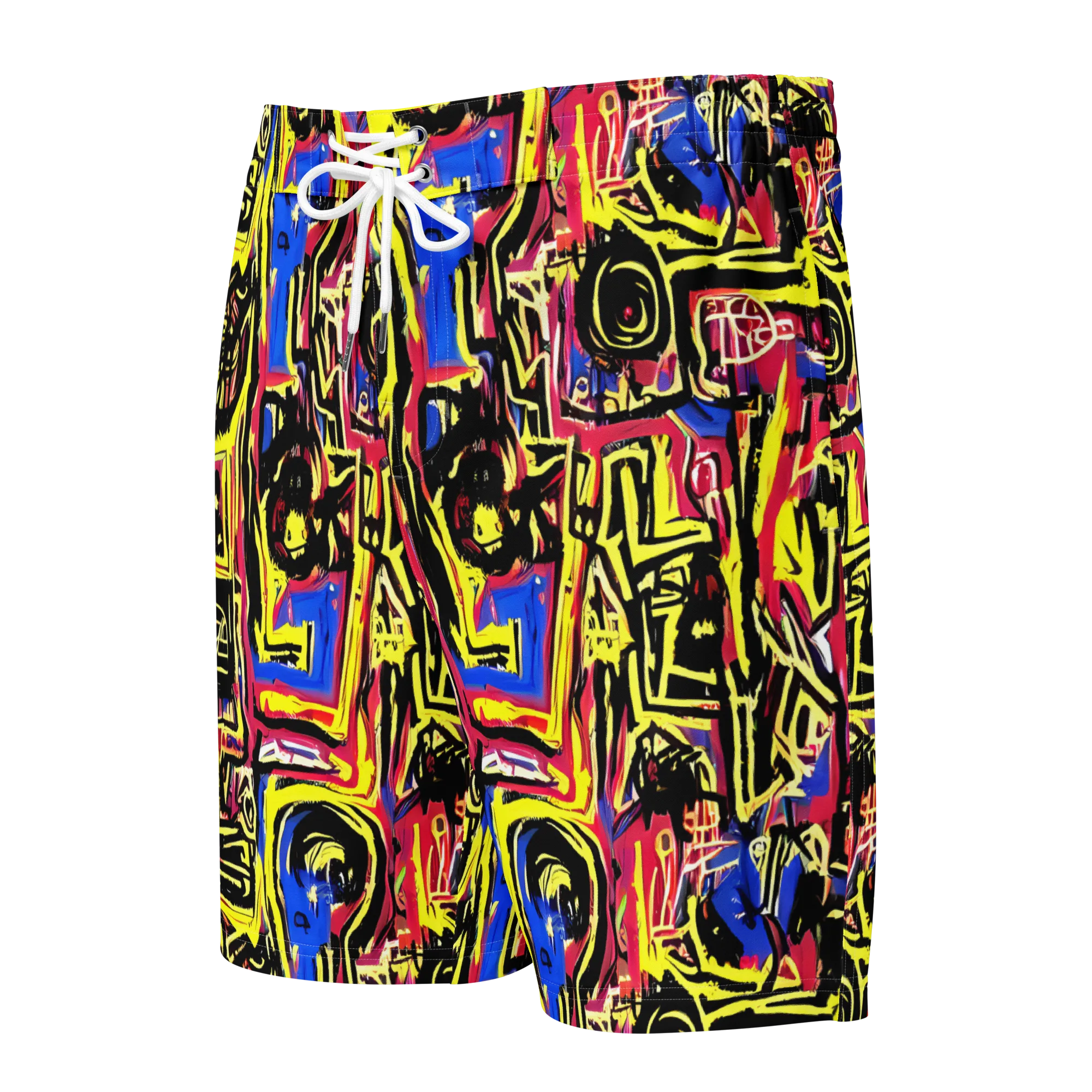 Beyond the Canvas on Men's Board Shorts — Front