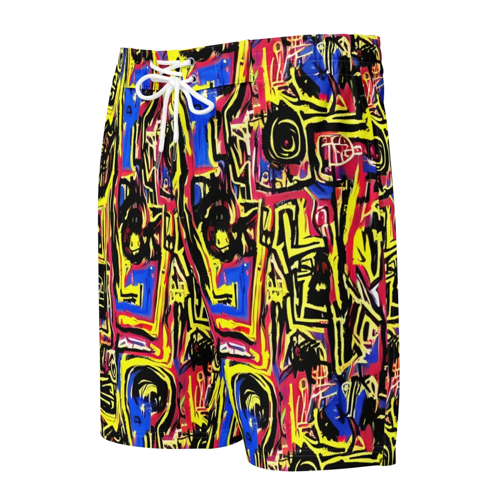 Beyond the Canvas on Men's Board Shorts — Front