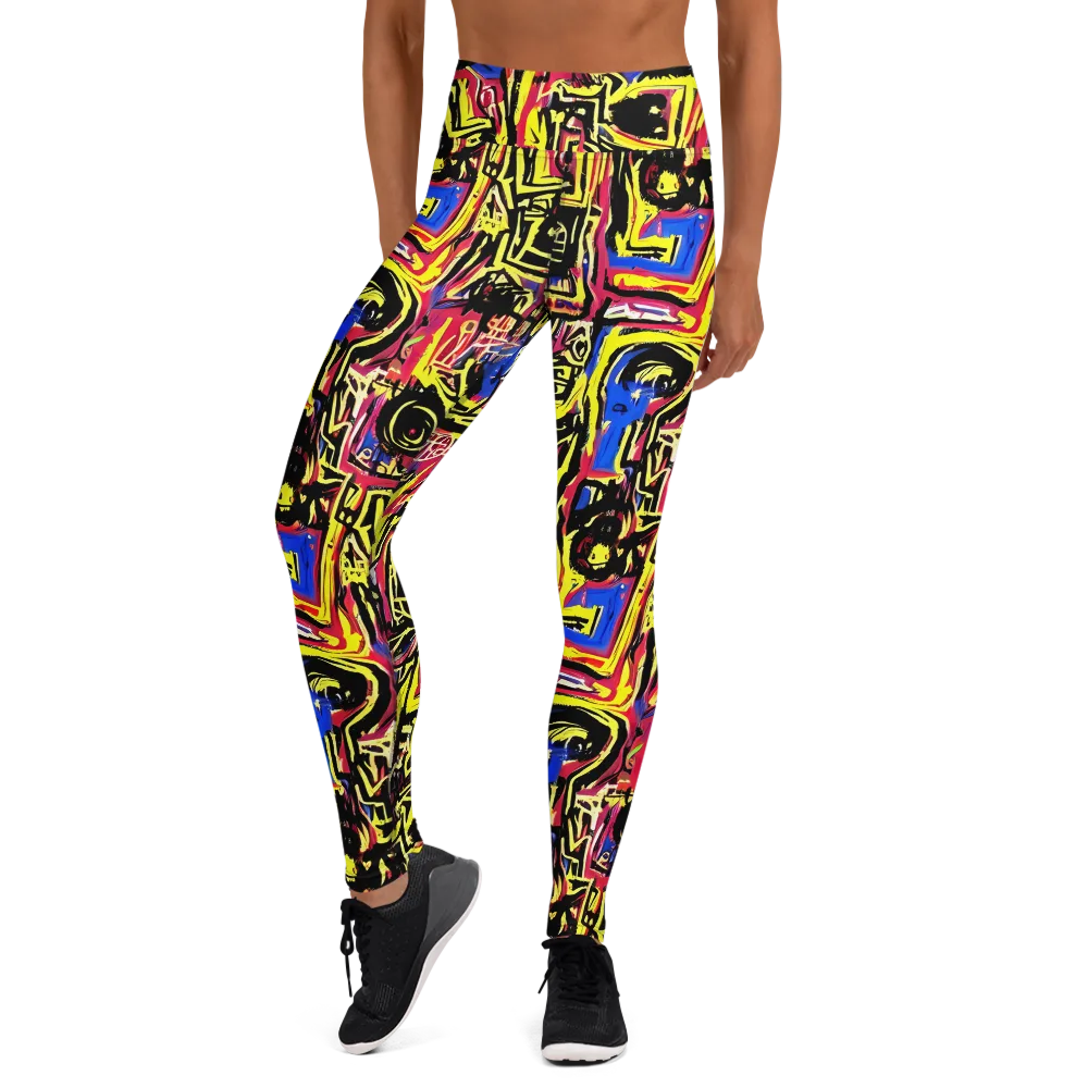 Beyond the Canvas on Yoga Leggings — Front