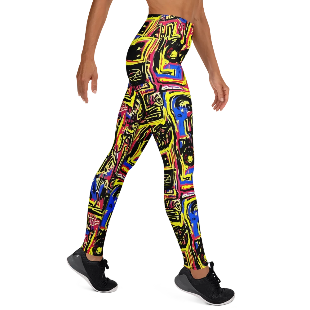 Beyond the Canvas on Yoga Leggings — Right