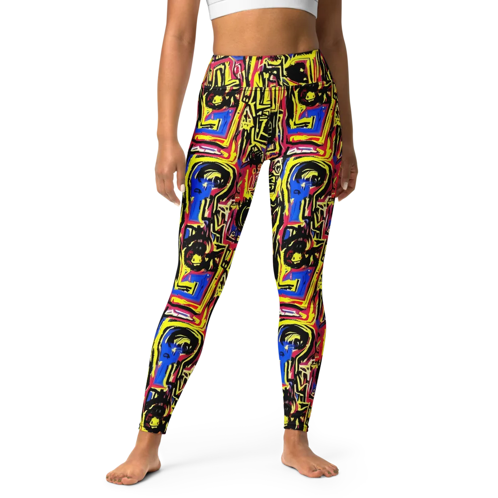 Beyond the Canvas on Yoga Leggings — Front