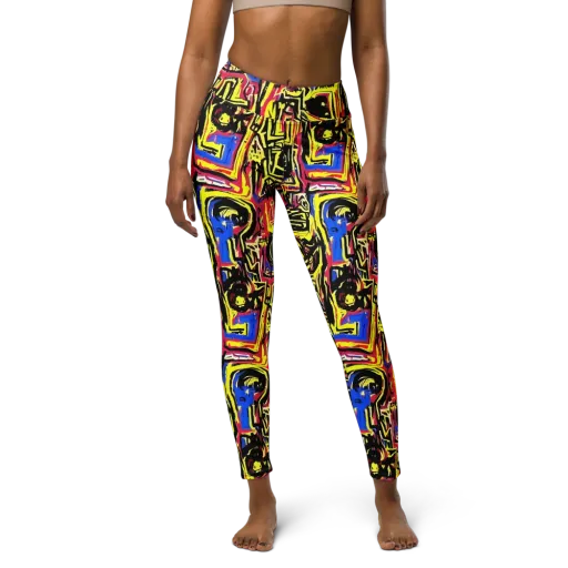 Beyond the Canvas on a Yoga Leggings
