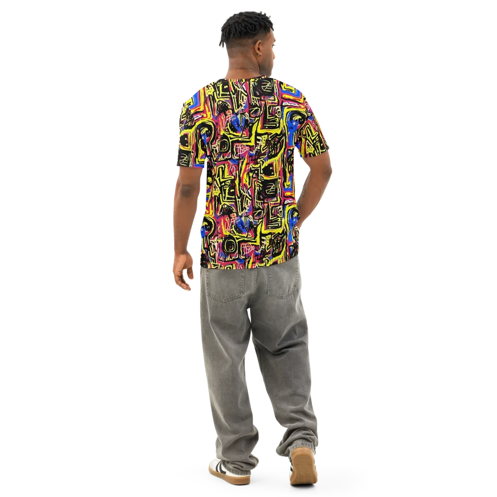 Beyond the Canvas on Men's Cotton Crew Neck T-Shirt — Back