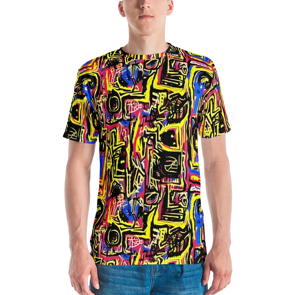 Beyond the Canvas on Men's Crew Neck T-Shirt — Front