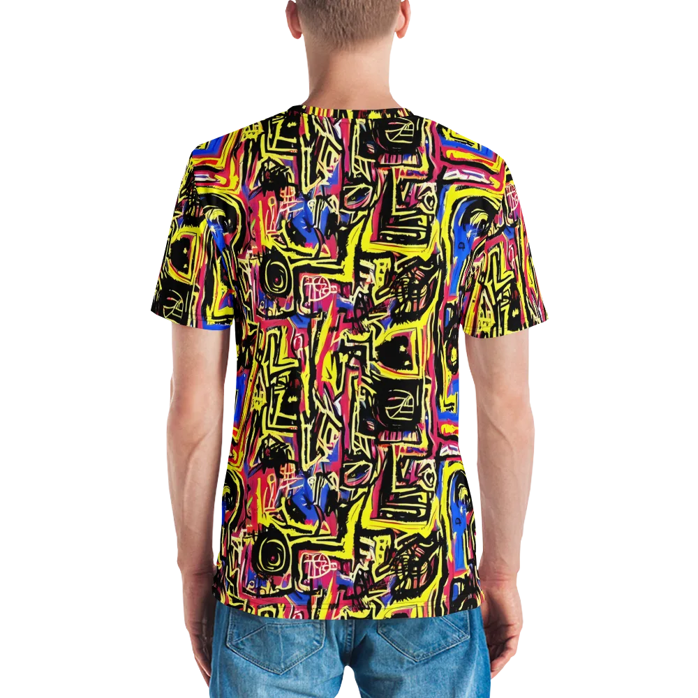 Beyond the Canvas on Men's Crew Neck T-Shirt — Back