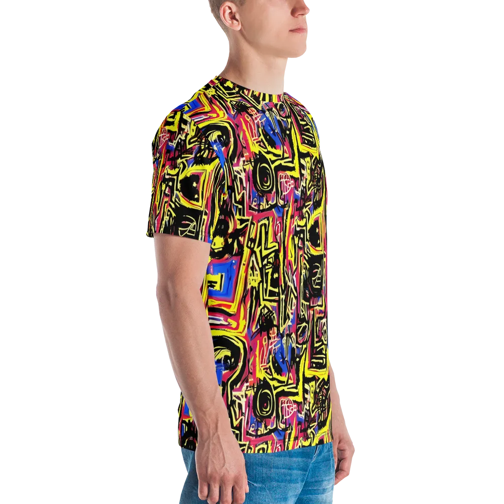Beyond the Canvas on Men's Crew Neck T-Shirt — Right