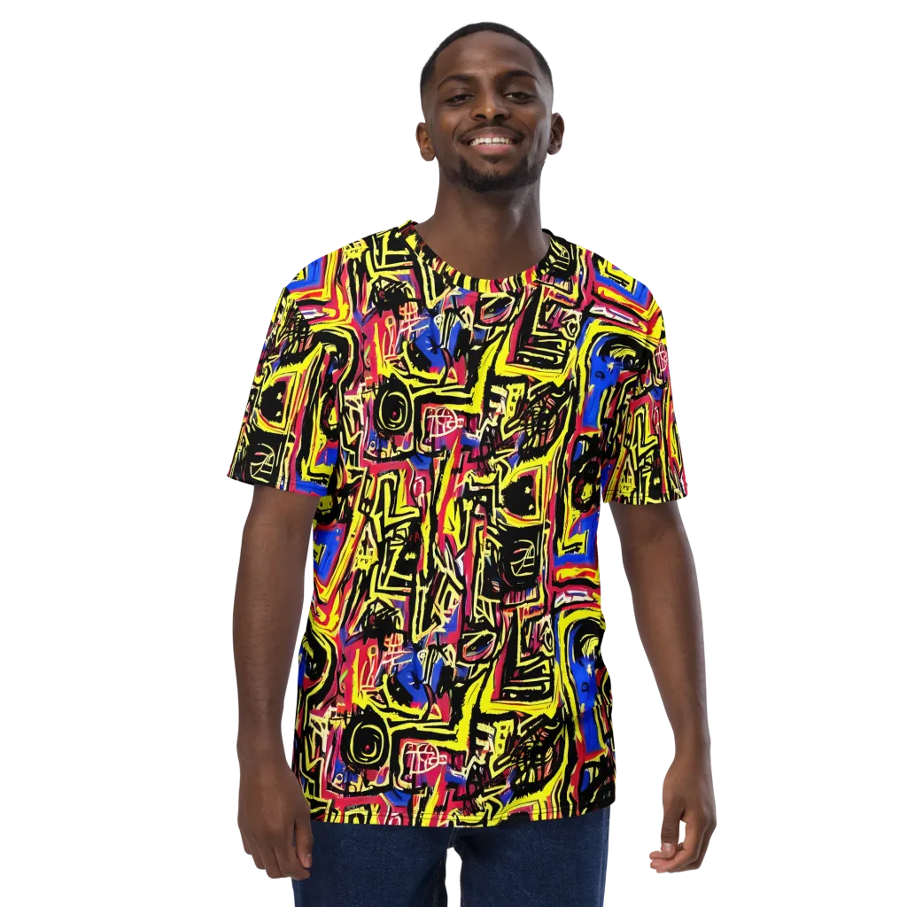 Beyond the Canvas on Men's Crew Neck T-Shirt — Front