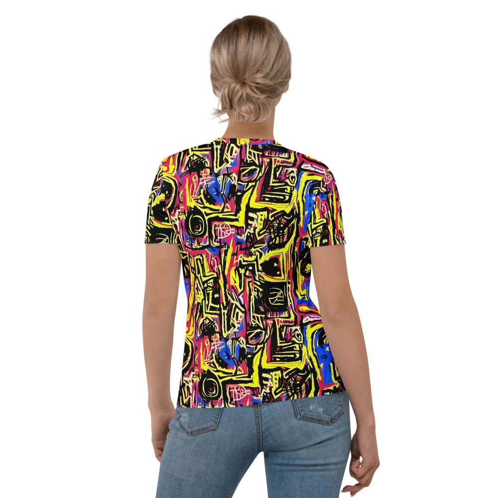 Beyond the Canvas on Women's Crew Neck T-Shirt — Back