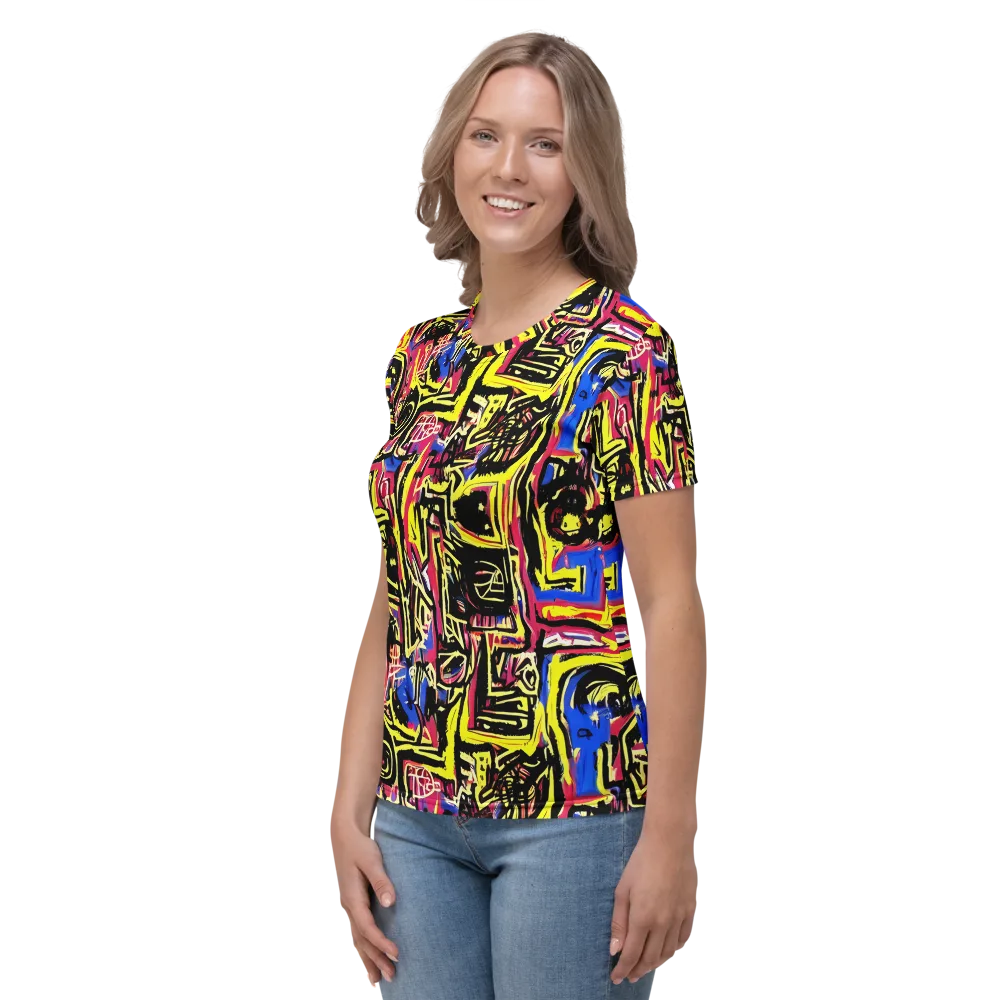 Beyond the Canvas on Women's Crew Neck T-Shirt — Left