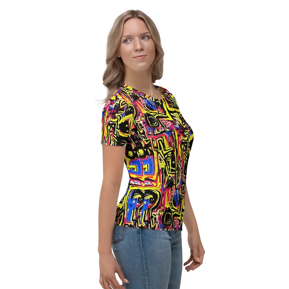 Beyond the Canvas on Women's Crew Neck T-Shirt — Right