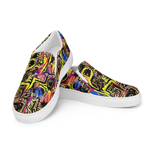 Beyond the Canvas on a Men's Slip-On Canvas Shoes