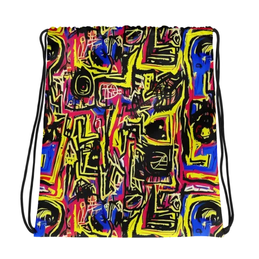 Beyond the Canvas on a Drawstring Bag