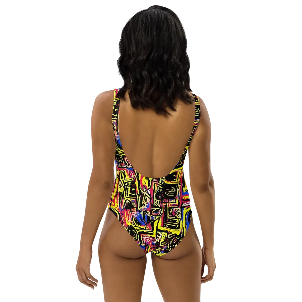 Beyond the Canvas on One-Piece Swimsuit — Back