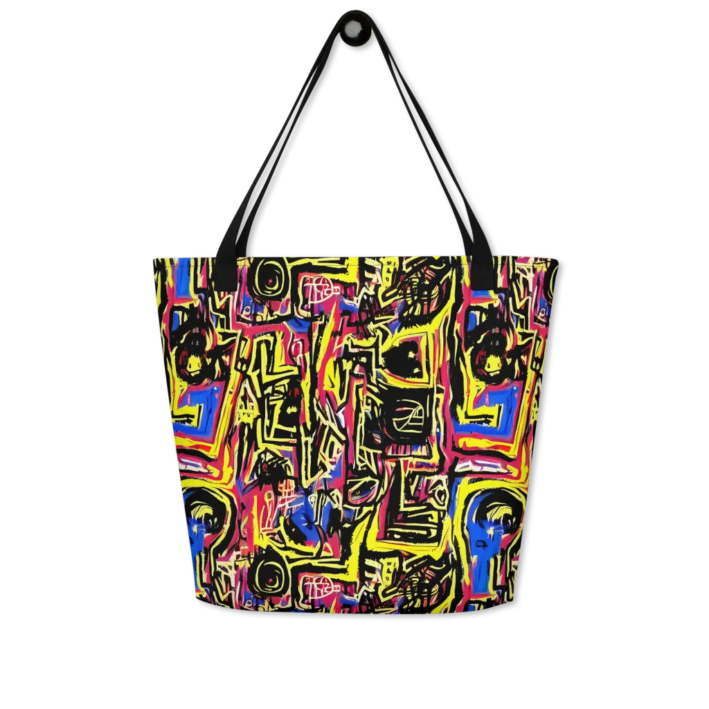 Beyond the Canvas on Large Tote Bag W/ Pocket — Front