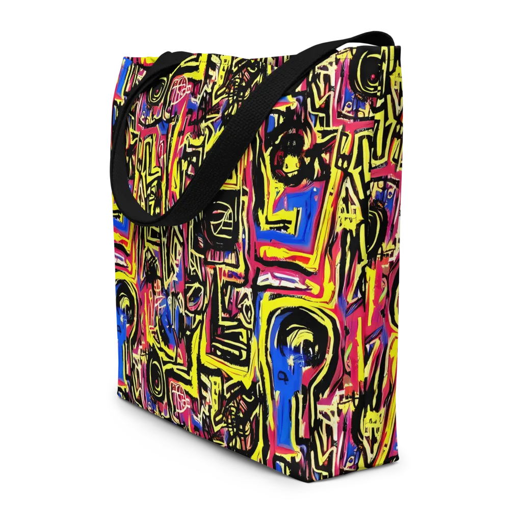 Beyond the Canvas on Large Tote Bag W/ Pocket — Front