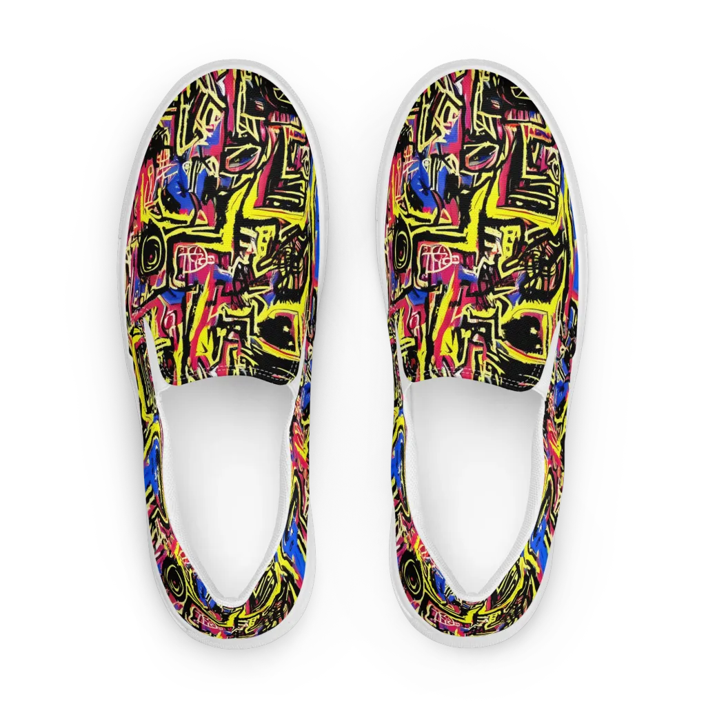 Beyond the Canvas on Women's Slip-On Canvas Shoes — Front