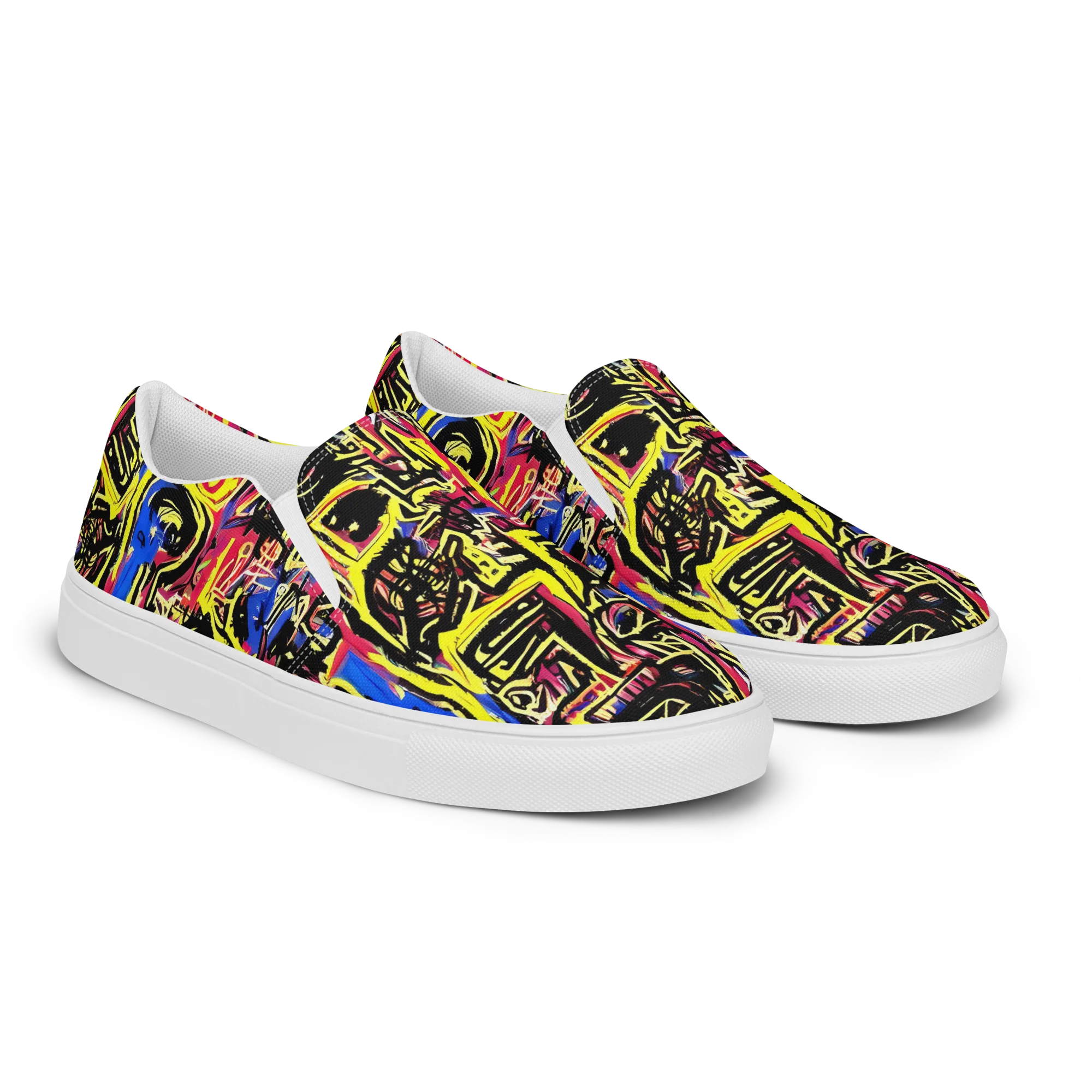 Beyond the Canvas on Women's Slip-On Canvas Shoes — Right Front