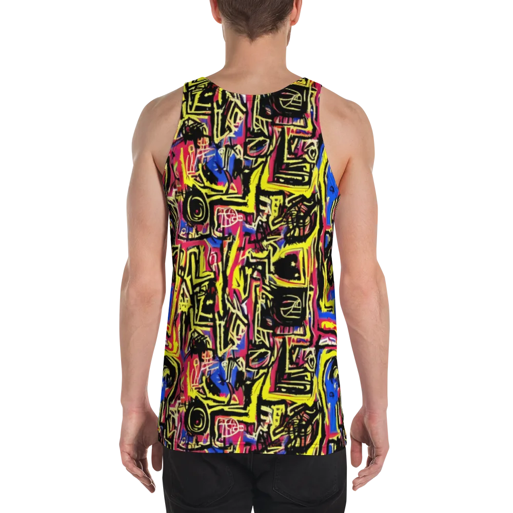 Beyond the Canvas on Men's Tank Top — Back