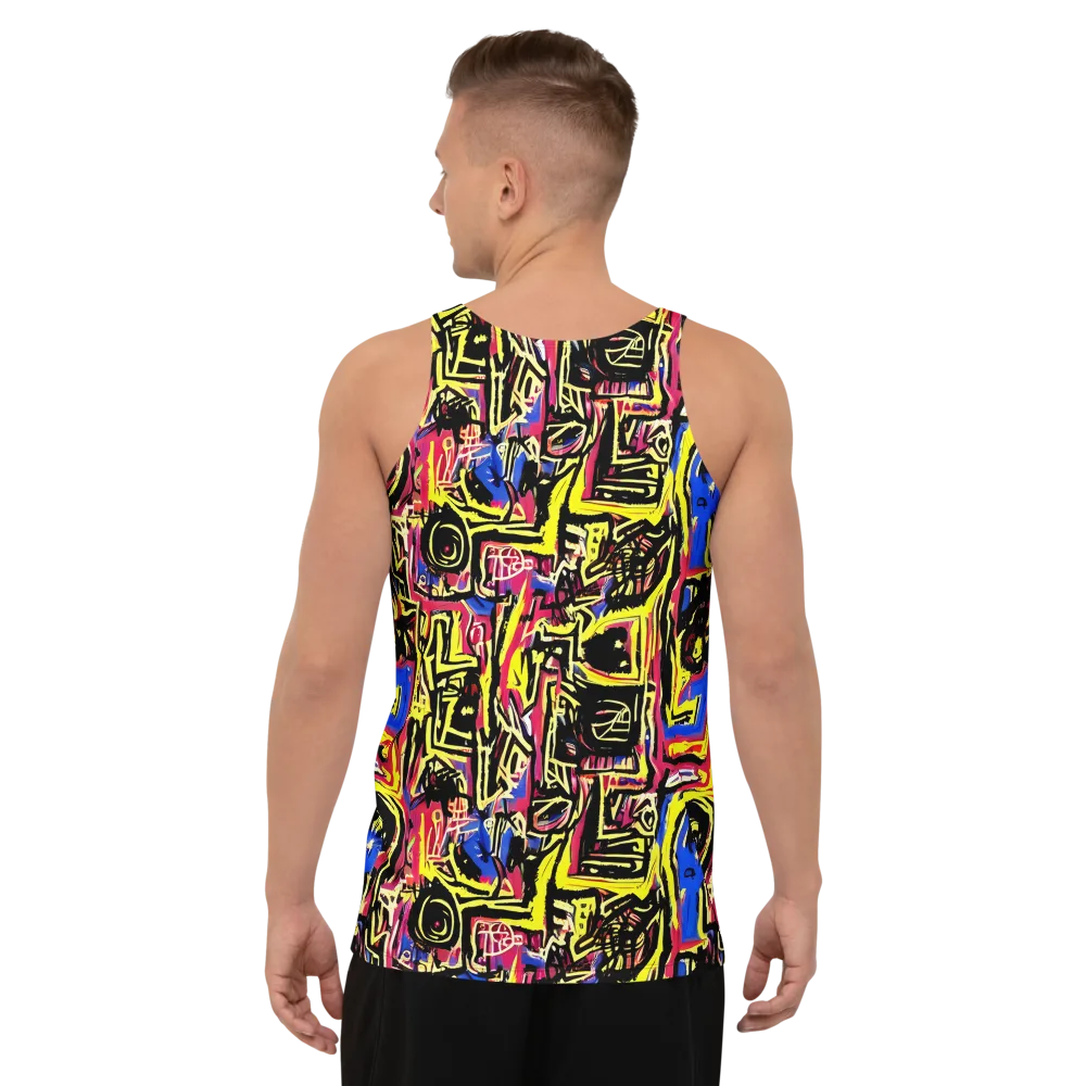 Beyond the Canvas on Men's Tank Top — Back